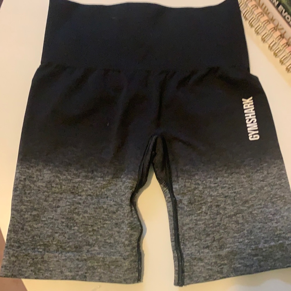 Gymshark Ombré Black Bike Shorts